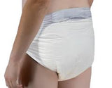 Tykables Tighty Whities Diapers ABDL Adult Diaper -1 Single Diaper Sample