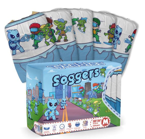 Tykables Soggers Diapers ABDL Adult Diaper -1 Single Diaper Sample