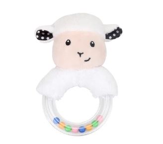 Lamb Rattle Soother Teether