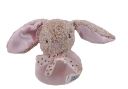Pink Bunny Rattle Soother Teether
