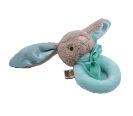 Blue Bunny Rattle Soother Teether