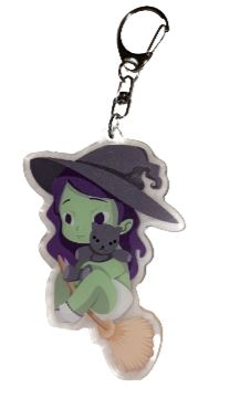 Tiny Terrors Lil Ash the Witch Key Chain