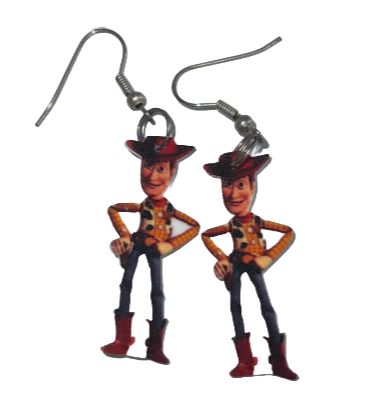 Boutique Earrings Toy Movie Cowboy