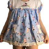 Lil Moo Moo Embroidered Baby Doll Dress