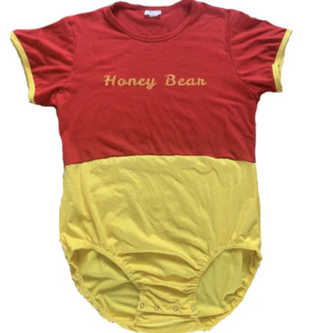 Honey Bear Cotton Bodysuit Clearance xxs xs s m xl only