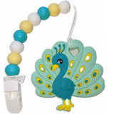 Bird Flamingo Silicone Teether Chewing Toy Pacifier Clip VARIETY