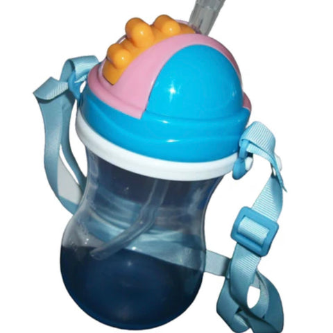 New 11.8 Ounce Straw Bottle Sippy Training Cup