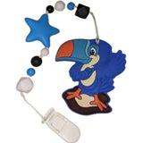Bird Flamingo Silicone Teether Chewing Toy Pacifier Clip VARIETY