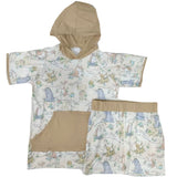 Little Bear Shirt with Hood & Pocket