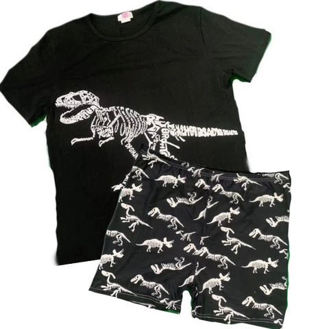 * T-Rex Dinosaurs Matching Shorts