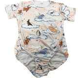 Pink Good Night Bear Bodysuit