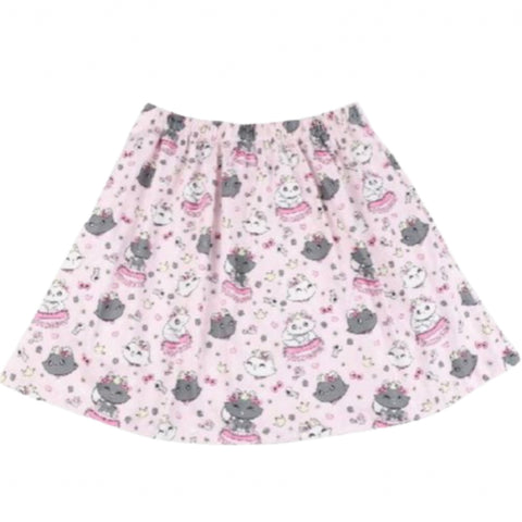 Princess Kitty Skater Skirt with Pockets