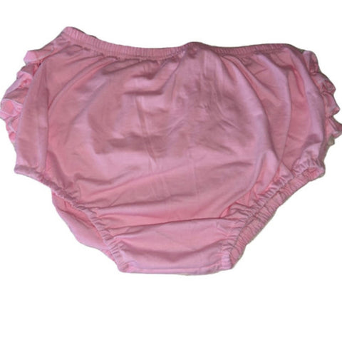 Pink Cotton Ruffle Bloomer Shorts