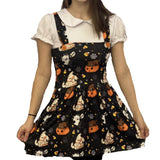 * Suspender TRICK & TREAT KITTY PUPPY Jumper Skirt Dress Clearance