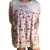 You're Berry Sweet Embroidered Baby Doll Dress