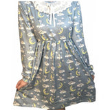 Sweet Dreams Vintage Style Long Sleeve Nightgown Pajamas