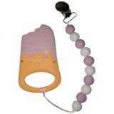 Ice Cream Variety Silicone Teether Chewing Toy Pacifier Clip