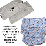 Up in the Air Panda Pocket Diaper