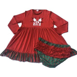 * Lil Reindeer Matching Shorts Bloomers * xxs xs only