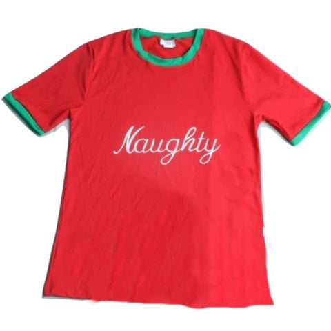 Naughty or Nice Mix & Matching Top Shirt clearance Pajamas xxs xs