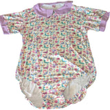 * Lil Bugs Short Sleeve Collar Bodysuit Clearance xxs xs L only