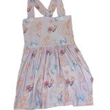 Magical Rainbow Kitty Jumper Skirt Dress with POCKETS
