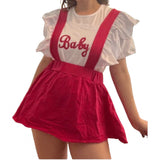 Baby Hot Pink Ruffle Romper Dress