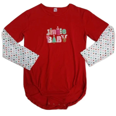 Jingle Baby Holiday Long Sleeve Onesie Clearance