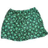 Cannabis Leaves Skirt Skort