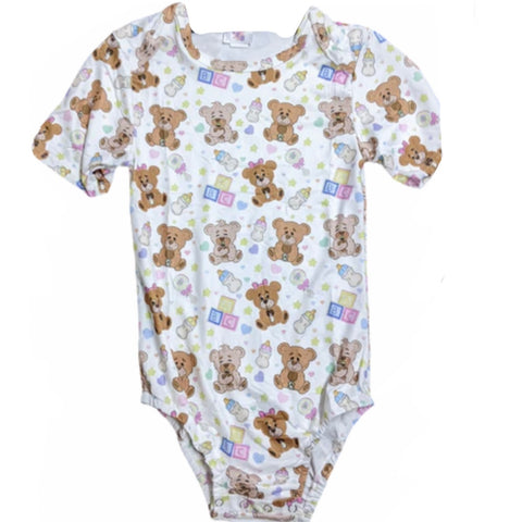 Preschool Bears Short Sleeve Bodysuit Clearance XXS XS S 3X 4X 5X