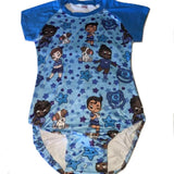 * Clearance Lil Prince Raglan Short Sleeve Bodysuit xxs xs s