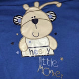 Cheeky Lil One Monkey 2pc Shirt & Matching Romper Set Outfits Clearance xxs s only