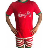 Naughty or Nice Mix & Matching Top Shirt clearance Pajamas xxs xs