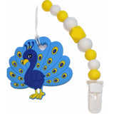 Bird Flamingo Silicone Teether Chewing Toy Pacifier Clip VARIETY