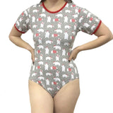 * Polar Bear Short Sleeve Cotton T-Shirt Bodysuit Clearance