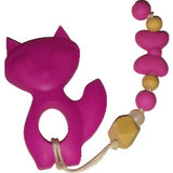 Fox Silicone Teether Chewing Toy Pacifier Clip VARIETY