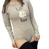 Long Sleeve Lil Boo Cotton Bodysuit Clearance xxs xs s 4x 5x