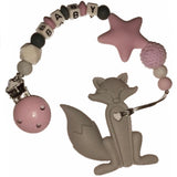 Fox Silicone Teether Chewing Toy Pacifier Clip VARIETY