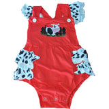 Lil Cow Ruffle Romper