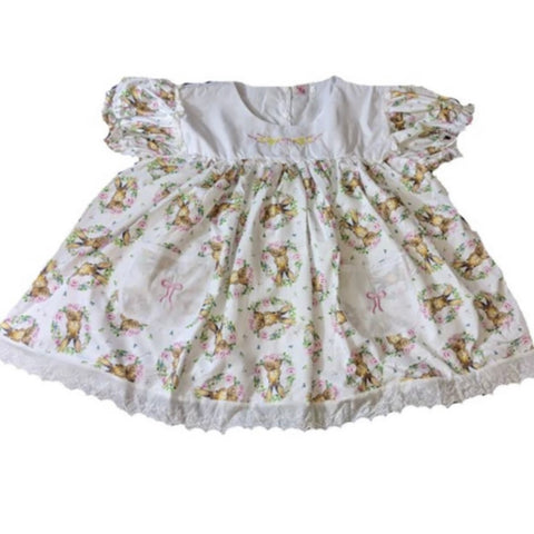 DISCONTINUED Embroidered BabyDoll Dress Lil Bunny *