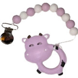 Cow Silicone Teether Chewing Toy Pacifier Clip VARIETY