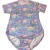 Pastel Aliens Bodysuit XXS ONLY