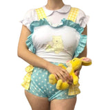 Little Bear Ruffle Romper