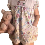 Pockets Full Of Posies Embroidered Baby Doll Dress