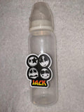 Skull Goth 9OZ BABY BOTTLE WITH ADULT TEAT