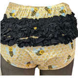 * Sweet as can Bee Ruffles Matching Bloomers Short Clearance XS S 4X