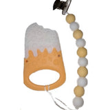 Ice Cream Variety Silicone Teether Chewing Toy Pacifier Clip