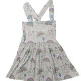 Pastel Dreamland Rainbows Jumper Skirt Dress L 4x