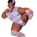 Pastel Aliens Bodysuit XXS ONLY