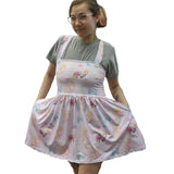 Magical Rainbow Kitty Suspender Skirt Dress